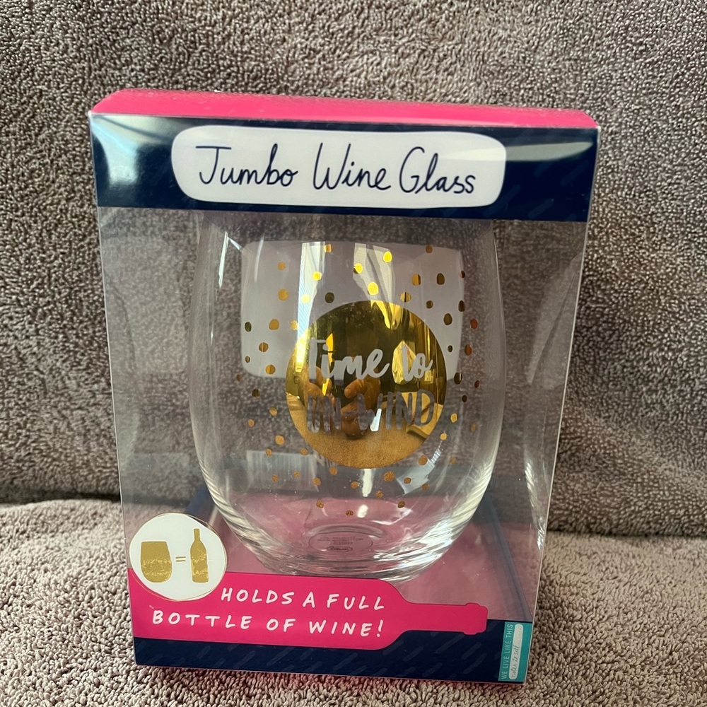 Jumbo wine glass
